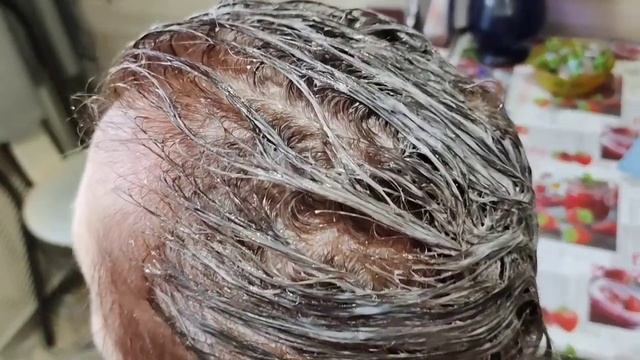 СЕДЫЕ ВОЛОСЫ(100 %) ДВОЙНОЕ ОКРАШИВАНИЕ+СТРИЖКА смотреть онлайн