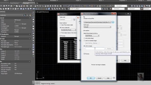 How We Link The Excel Sheet to Auto CAD смотреть онлайн