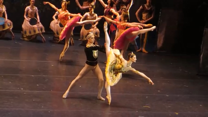 "Баядерка" - Сергей Полунин и Оксана Кардаш 14.03.2014 смотреть онлайн