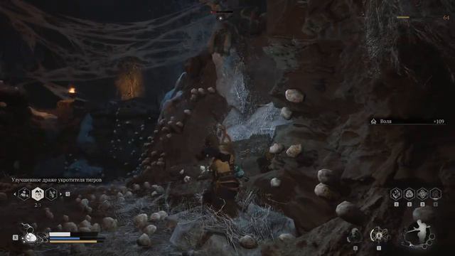 Black Myth Wukong Прохождение #12 (Пауки вокруг одни пауки и Хряк)