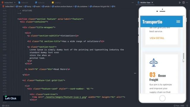 How to Build Transport Website Using Html CSS JavaScript смотреть онлайн