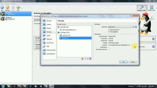 Create Shared Disks for ASM in VirtualBox смотреть онлайн