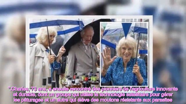 👑Charles et Camilla bravent la pluie alors qu'un orage brise la canicule à Cornwall смотреть онлайн