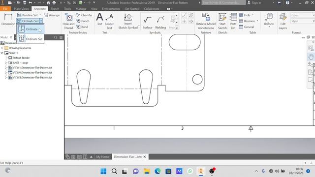 Create Ordinate Dimensions смотреть онлайн