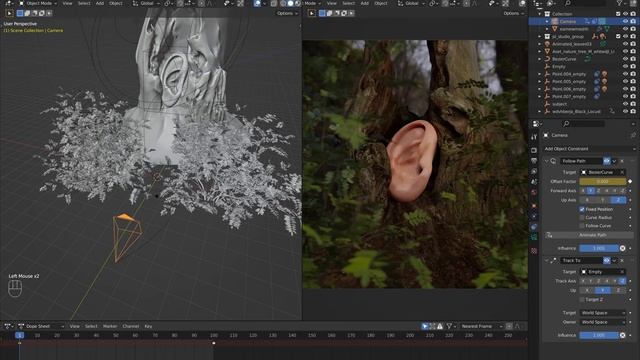 Создание необычной сцены в Блендер | Create Surreal Scene in Blender 3D смотреть онлайн