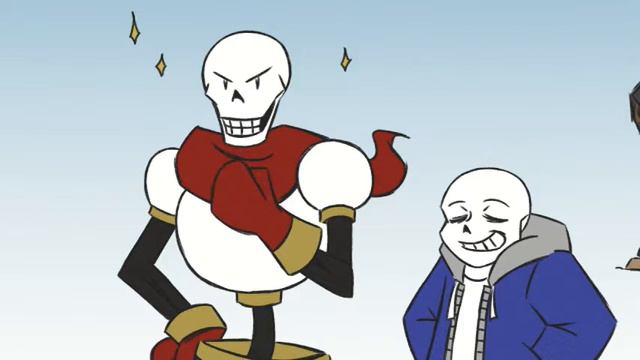 Meeting the Undertale Skele bros animation (Jacksepticeye gameplay voice over) смотреть онлайн