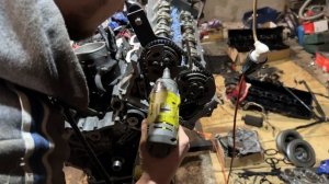 Установка цепи грм на Range Rover supercharger 5.0 v8 510 лс с помощью спец инструмента