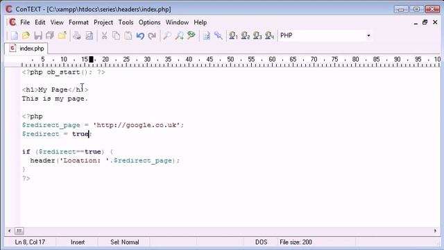 Beginner PHP Tutorial - 64 - ob_start смотреть онлайн