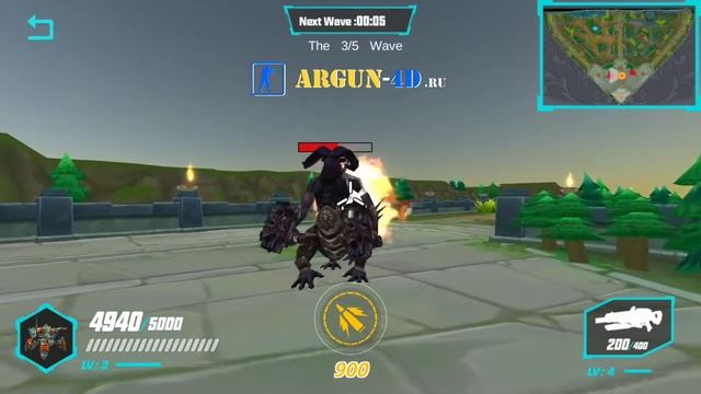 Игра Heroes Guard для пистолета дополненной реальности AR Handle 4D от компании VARPARK смотреть онлайн