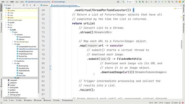 Applying Java Structured Concurrency: Case Study ex4 (Part 1b) смотреть онлайн