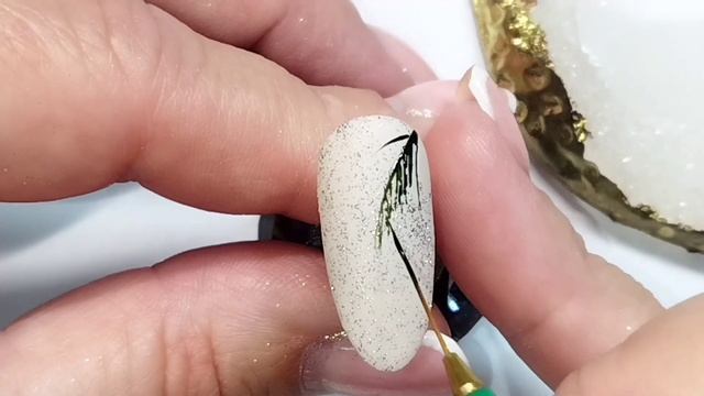 Новогодний маникюр. Идеи праздничного маникюра 2023.МК./New Year's manicure. Manicure ideas 2023. смотреть онлайн