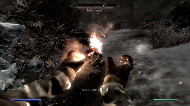 Skyrim: Destruction montage - Destruction FTW part 2 - How I use destruction spells. смотреть онлайн