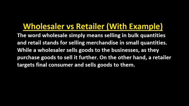 Wholesaler vs. Retailer with Example ? Urdu / Hindi смотреть онлайн