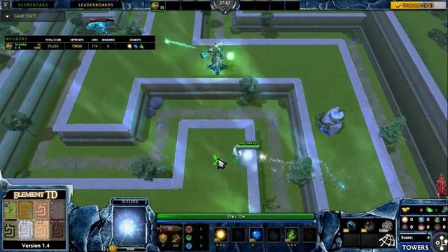 Element TD - Light/Nature - Healing towers build. смотреть онлайн