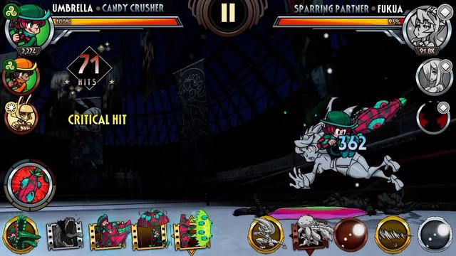 Umbrella Practice Day 3 - 126 Hit Combo [Skullgirls Mobile] смотреть онлайн