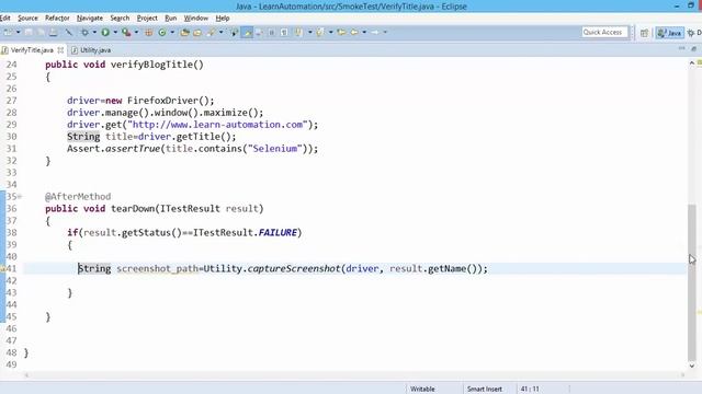 Advance Selenium Reporting Version 2 Selenium Webdriver tutorial смотреть онлайн
