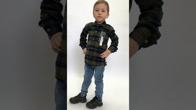 Утеплённая рубашка l Магазин детской одежды смотреть онлайн