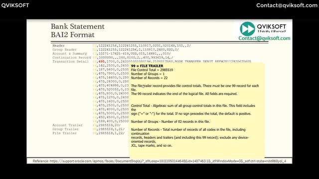 Oracle Fusion Cash Management - Bank Statement смотреть онлайн