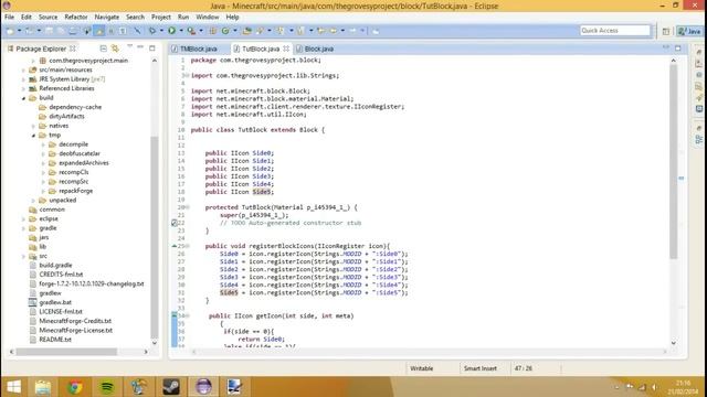 Minecraft forge modding 1.7.X - Multisided Textures смотреть онлайн
