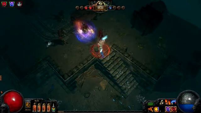 Path of Exile 2.0.5 - High lvl PvP, 91 lvl Fire Templar vs melee builds Part 2 смотреть онлайн