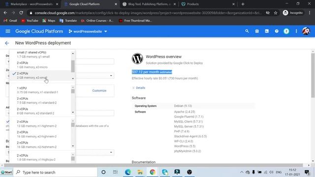 Free Google WordPress Hosting 2020 I How to setup Google Cloud Hosting Step by Step (Hindi) 2020 смотреть онлайн