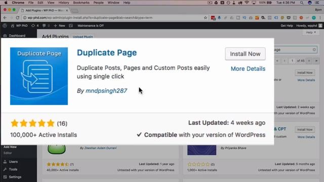 WordPress Duplicate Page plugin - Installation, Setup & Demo смотреть онлайн