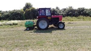 Пресс-Подборщик  YK 850. Пресуем Отаву.