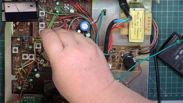 Murphy CBH1500 CB27/81 UK FM CB radio nase station - power supply repair & full realignment смотреть онлайн