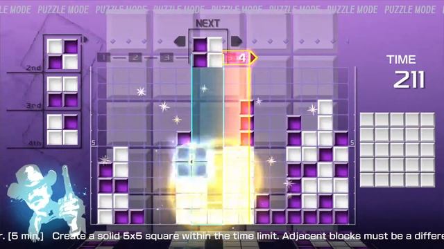 LUMINES REMASTERED 5x5 смотреть онлайн