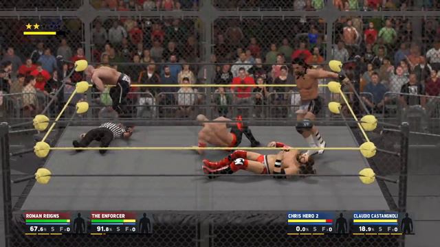 WWE 2K17 Season 2 Episode 20. 1 CZW John Cena and Roman Reigns defeat Chris Hero and Cesaro смотреть онлайн