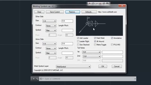 Weld2K AutoCAD Plugin: Restoring Saved Symbols смотреть онлайн