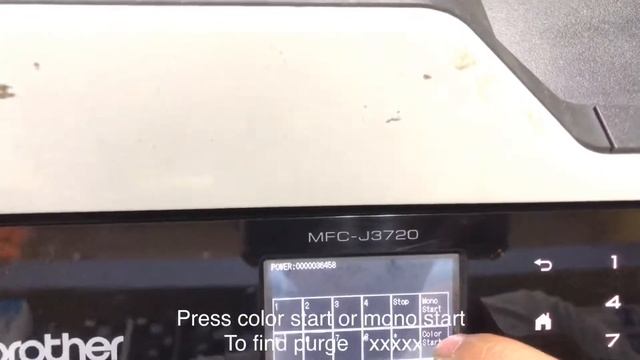 How to reset ink absorber full Brother MFCJ3720 смотреть онлайн