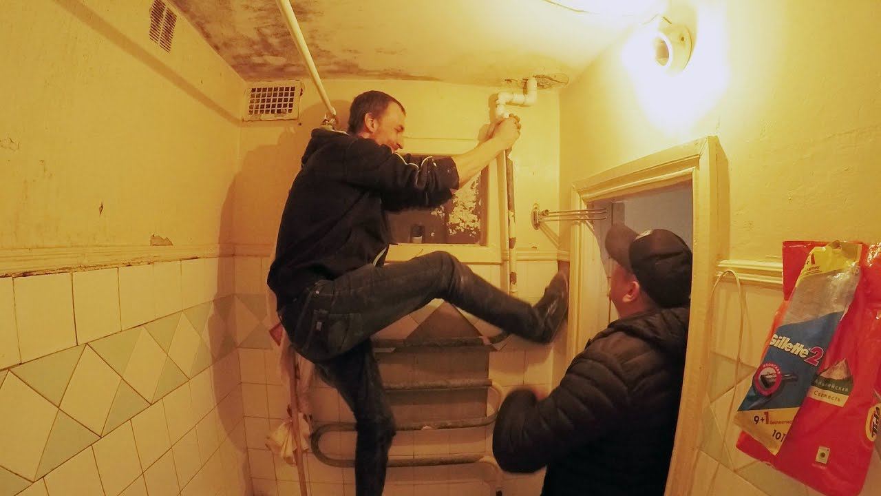 Как мы переделывали стояк и устанавливали байпас. смотреть онлайн