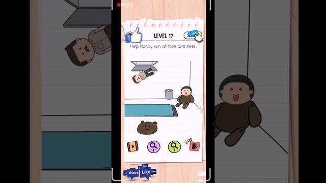 Brain test 2 The McBrain Family level 17 solution or walkthrough смотреть онлайн