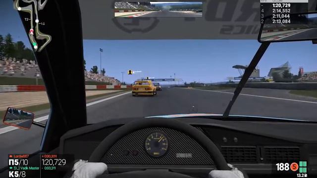 Project CARS. Mercedes-Benz 190E Evolution II @ Nurburgring GP (25-01-2016)