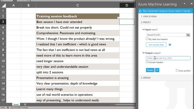 How to do Excel sentiment analysis using AI & machine learning | No Programming | Data Analysis. смотреть онлайн