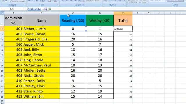 Excel Tips for Teachers Episode 2: Using Basic Formulae смотреть онлайн