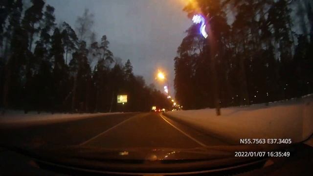 Driving in Moscow agglomeration: Румянцево - Красногорск 07/01/2022 (timelapse 4x) смотреть онлайн