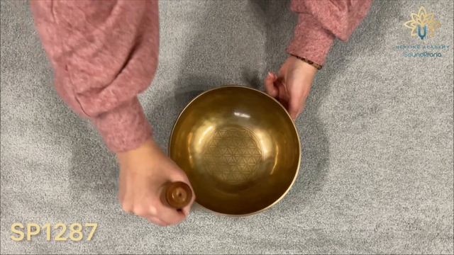 SP1287 Тибетская поющая чаша ручной работы смотреть онлайн