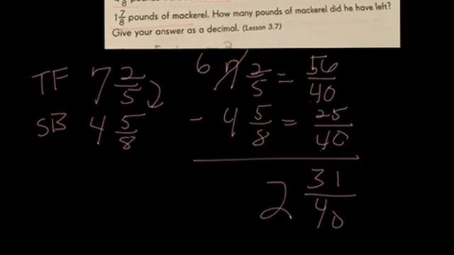 Word Problem 5th Grade MIF review mid year смотреть онлайн