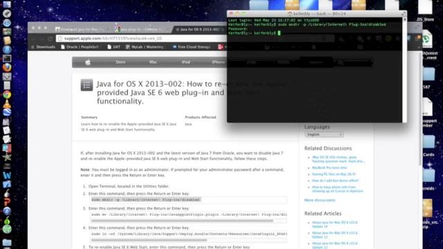 How To Downgrade From Oracle Java 7 To Apple Java 6 Via Terminal смотреть онлайн