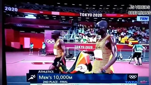 SELEMON BAREGA wins men's 10,000m tokyo Olympic 2020 10000 ሜትር ወንዶች ፍጻሜ смотреть онлайн