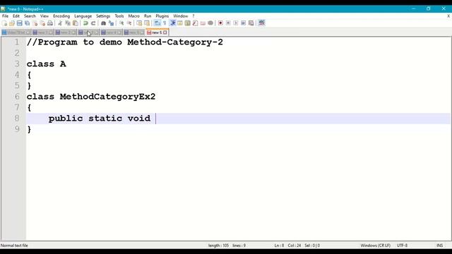 78. Method Category-2 in Java Methods || Method WITHOUT Return type and WITH Input Parameters смотреть онлайн