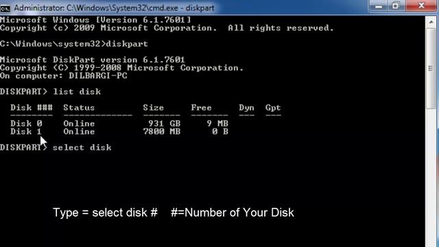 How To Format USB/SD Card/Hard Disk Using CMD - Best Method Ever смотреть онлайн