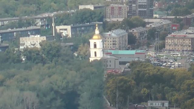 г Новокузнецк,вид со смотровой площадки горы Соколуха смотреть онлайн