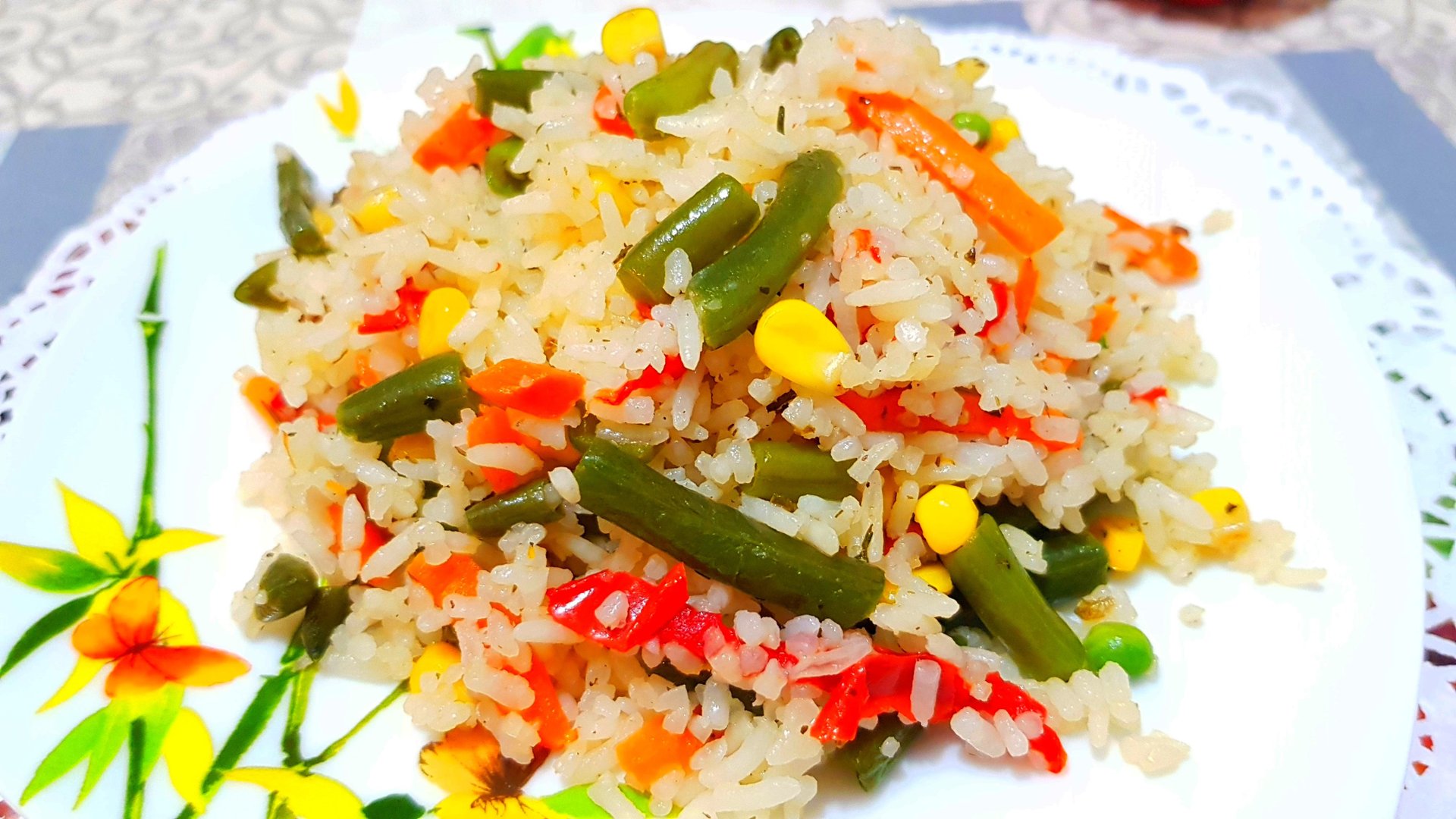 РИС С ОВОЩАМИ - прекрасный гарнир на ужин! смотреть онлайн