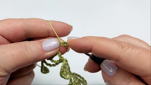 Оригинальный узор крючком  