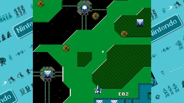 Alpha Mission - (Nintendo NES) - Gameplay смотреть онлайн