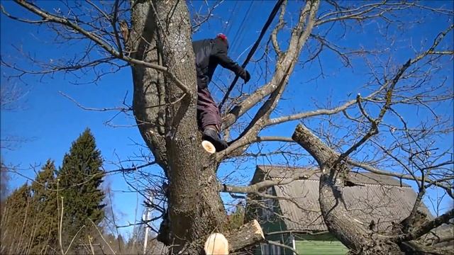 Монтаж кабеля СИП на 9 ой улице.. смотреть онлайн