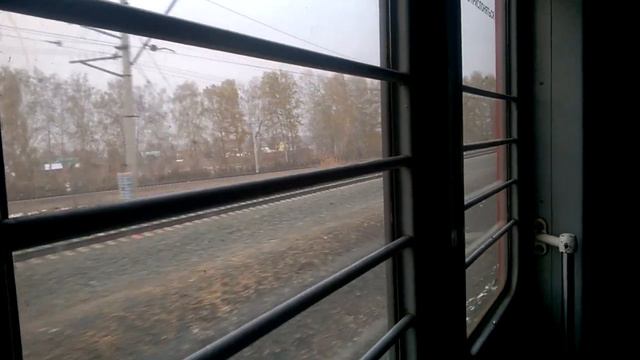 разгон эд4м-0154 от станции обь до платформа ипподром.